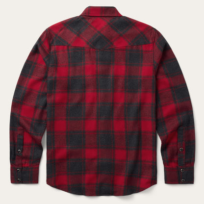 Check Plaid Shirt Red - Stetson