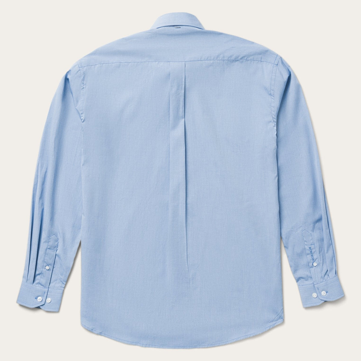 Blue Solid One-Pocket Snap-Front Shirt Blue - Stetson