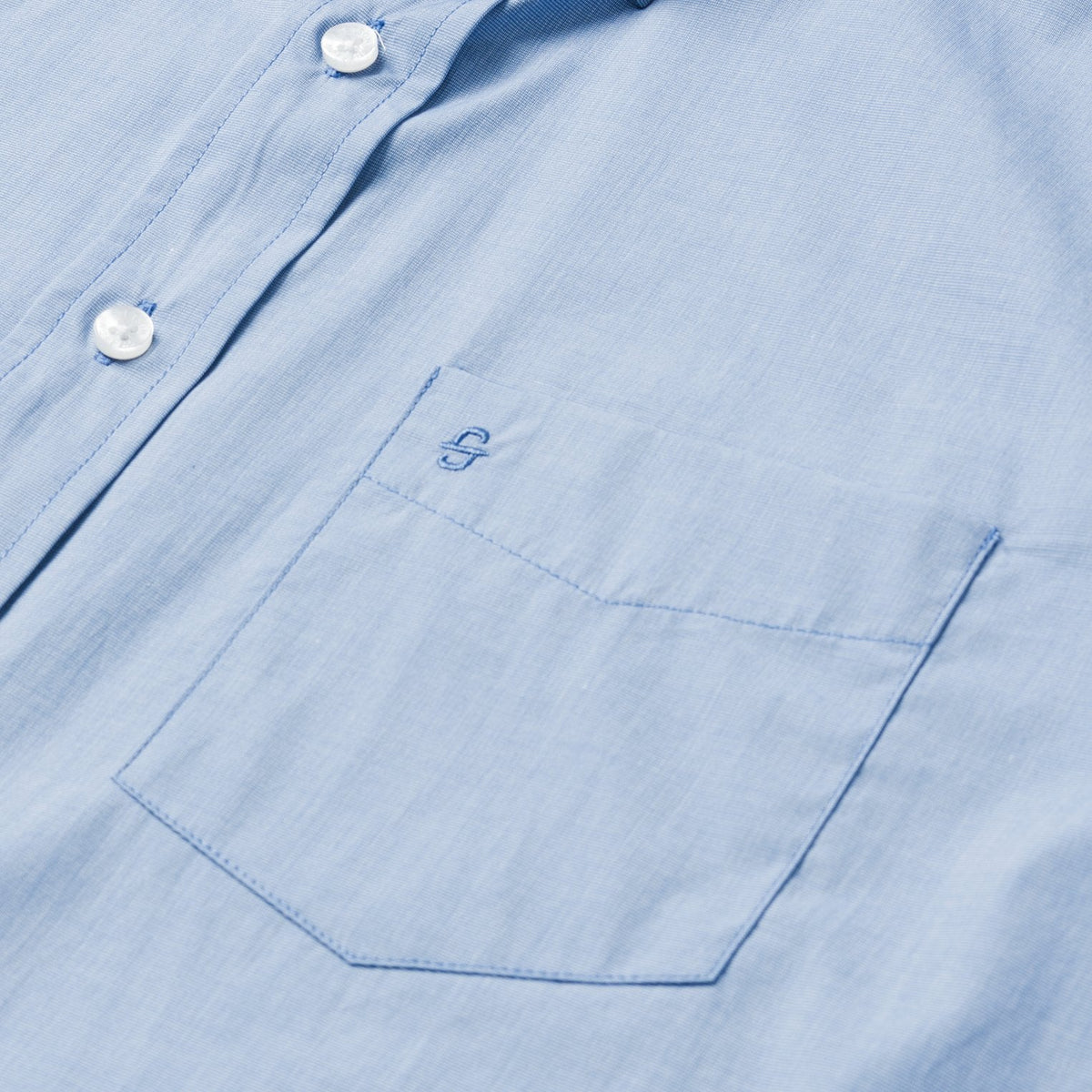 Blue Solid One-Pocket Snap-Front Shirt Blue - Stetson