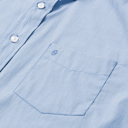 Blue Solid One-Pocket Snap-Front Shirt Blue - Stetson