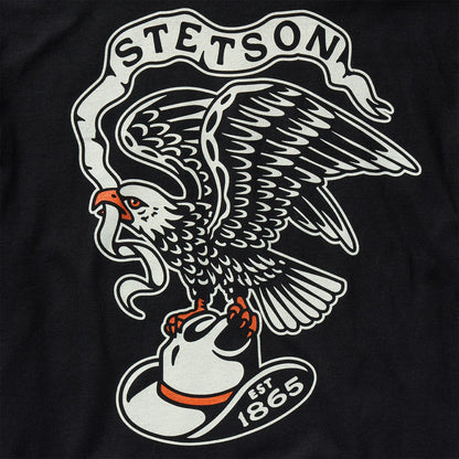 Eagle Graphic Tee Black - Stetson