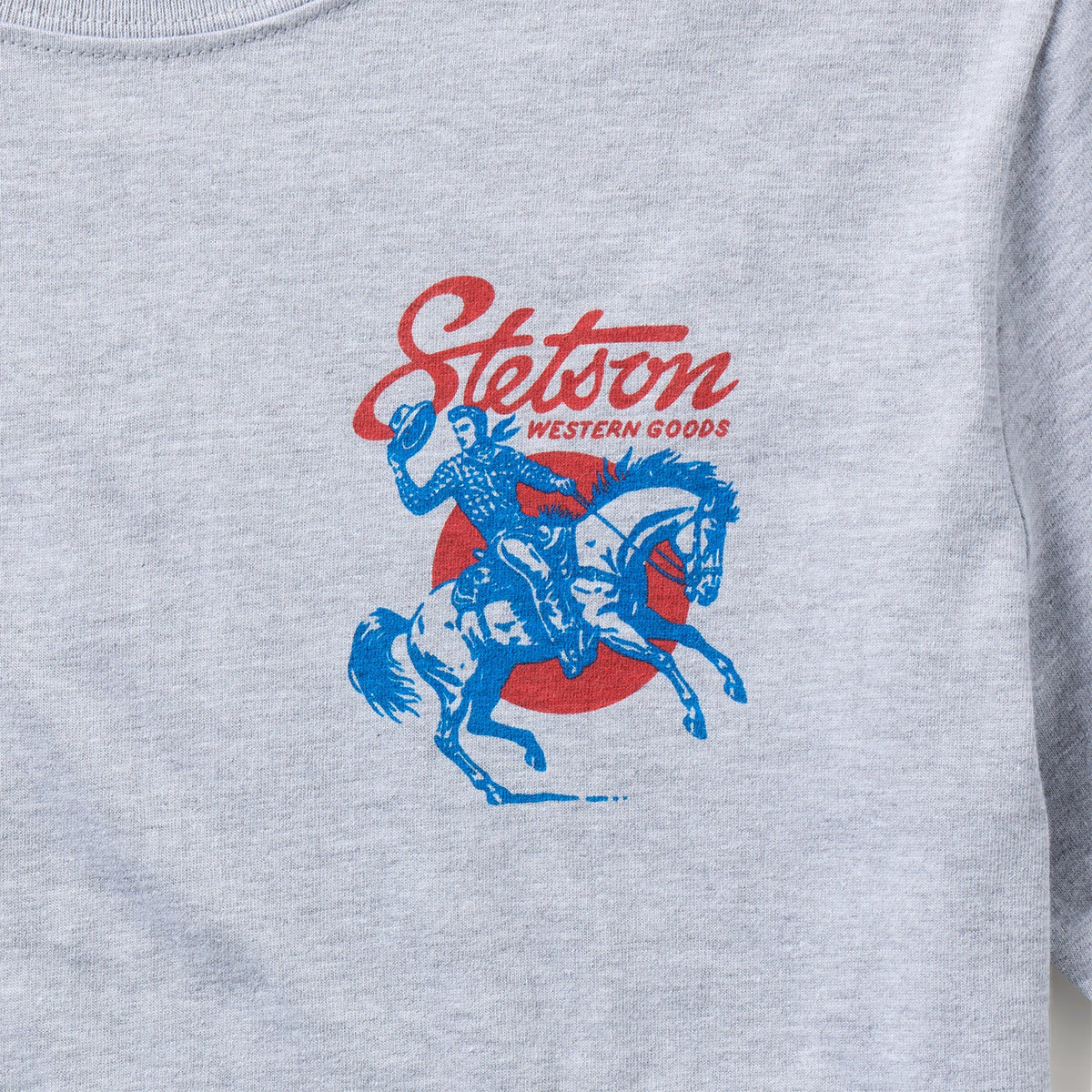 Cowboy Hat Tip Graphic Tee Grey - Stetson