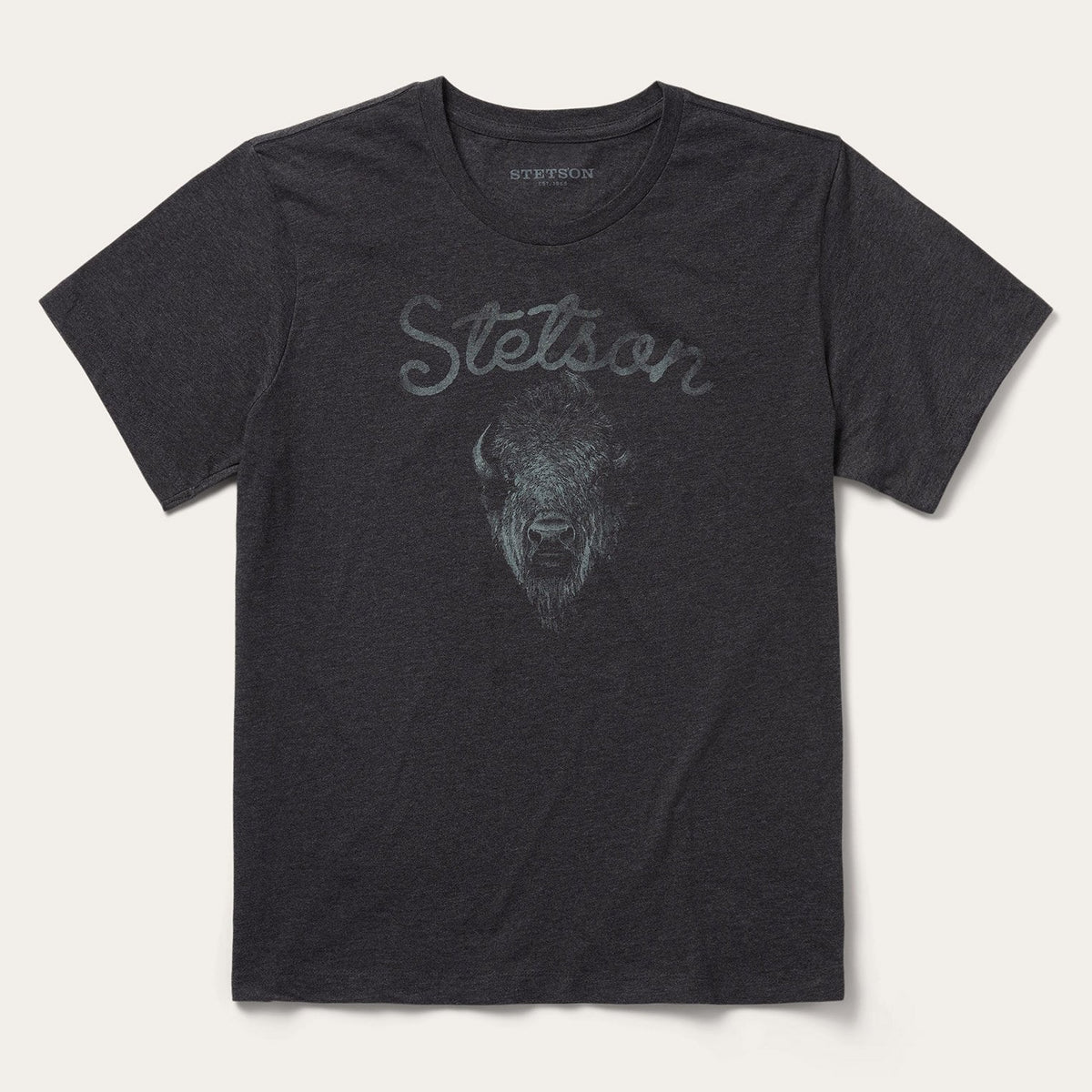 Bison Spirit Graphic Tee Black - Stetson