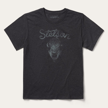 Bison Spirit Graphic Tee Black - Stetson