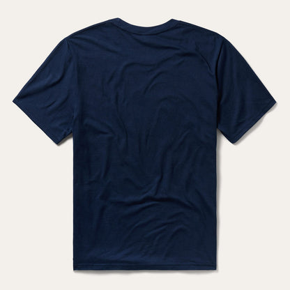 Bison Graphic Tee Blue - Stetson