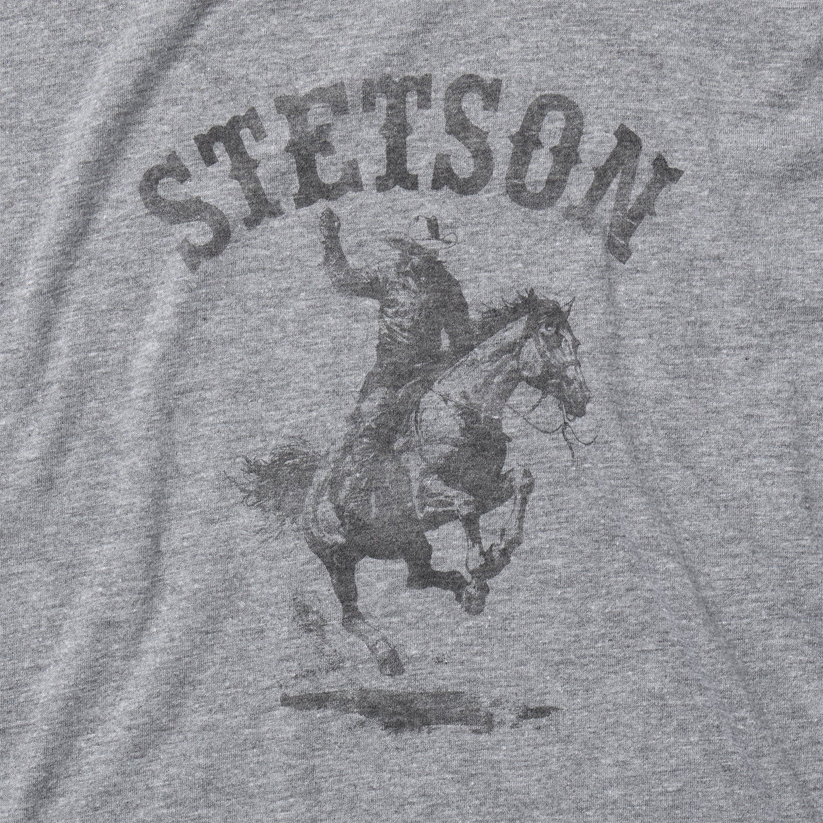 Bronco Rider Graphic Tee Grey - Stetson