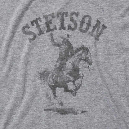 Bronco Rider Graphic Tee Grey - Stetson