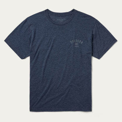 Western Goods Graphic Tee Blue - Stetson