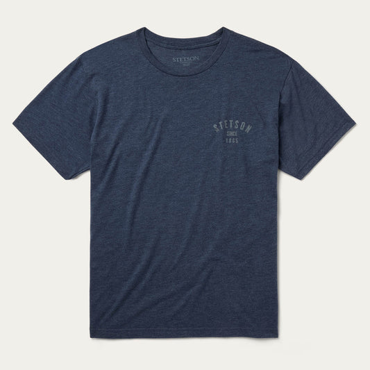 Western Goods Graphic Tee Blue - Stetson