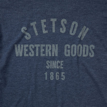 Western Goods Graphic Tee Blue - Stetson