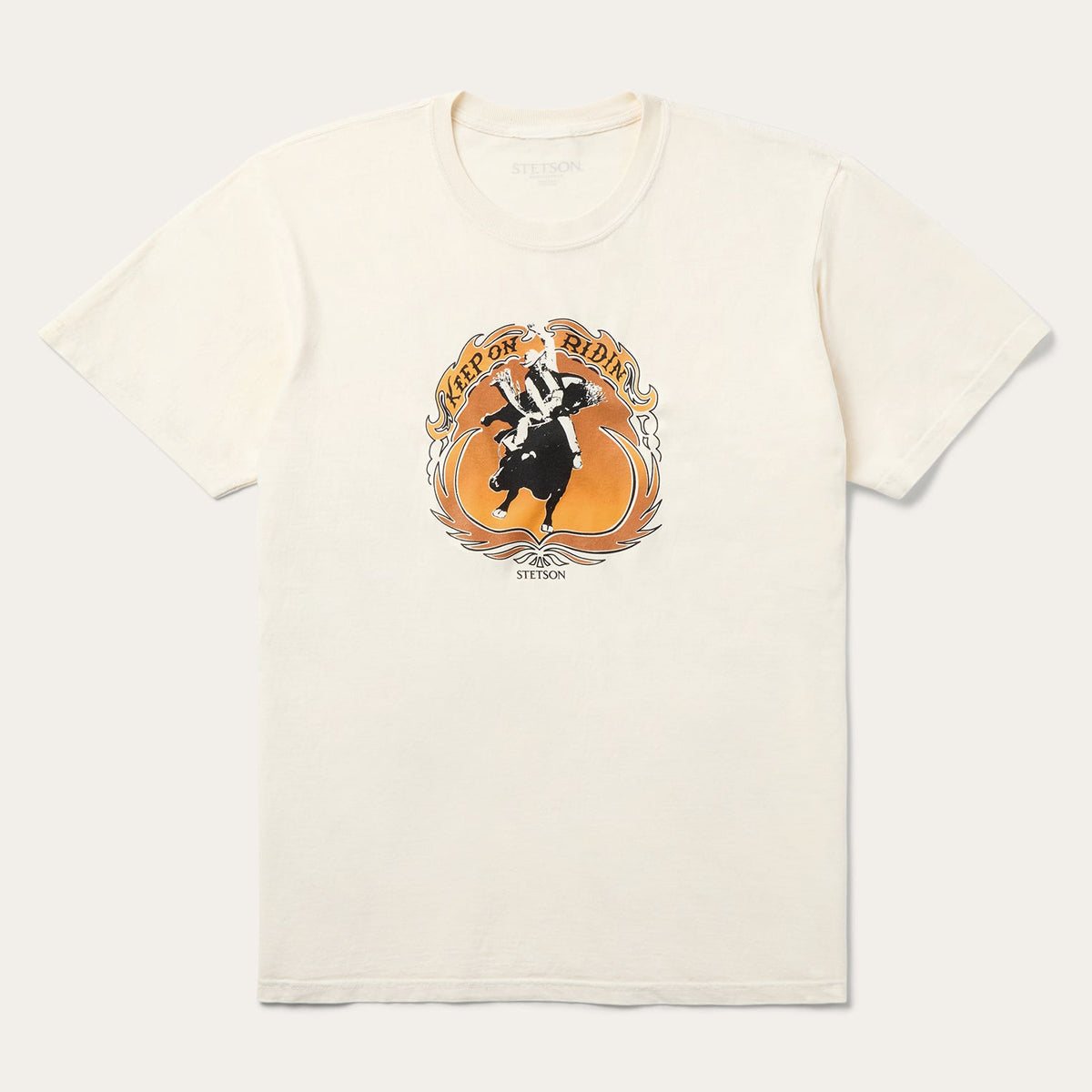 Keep On Ridin Graphic Tee White - Stetson