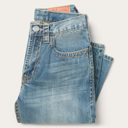 1520 Medium-Rise Bootcut Jeans Light Wash - Stetson
