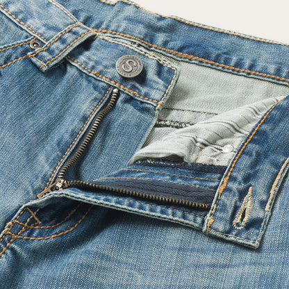 1520 Medium-Rise Bootcut Jeans Light Wash - Stetson