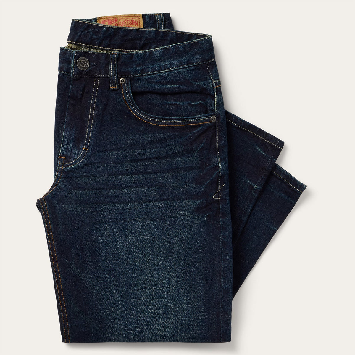1313 Low-Rise Bootcut with Stretch Jeans Dark Blue - Stetson
