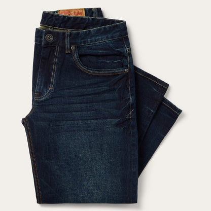 1313 Low-Rise Bootcut with Stretch Jeans Dark Blue - Stetson