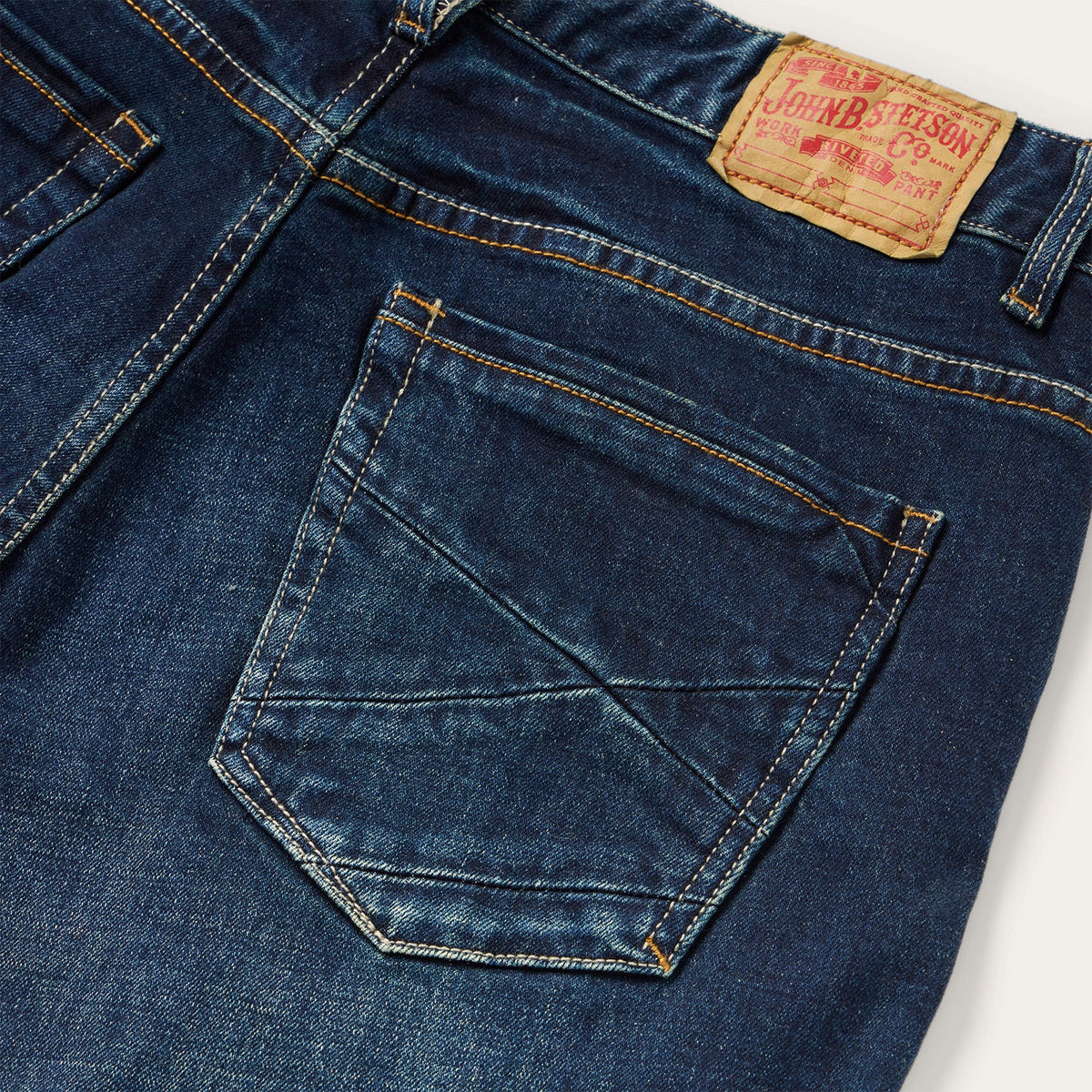 1313 Low-Rise Bootcut with Stretch Jeans Dark Blue - Stetson