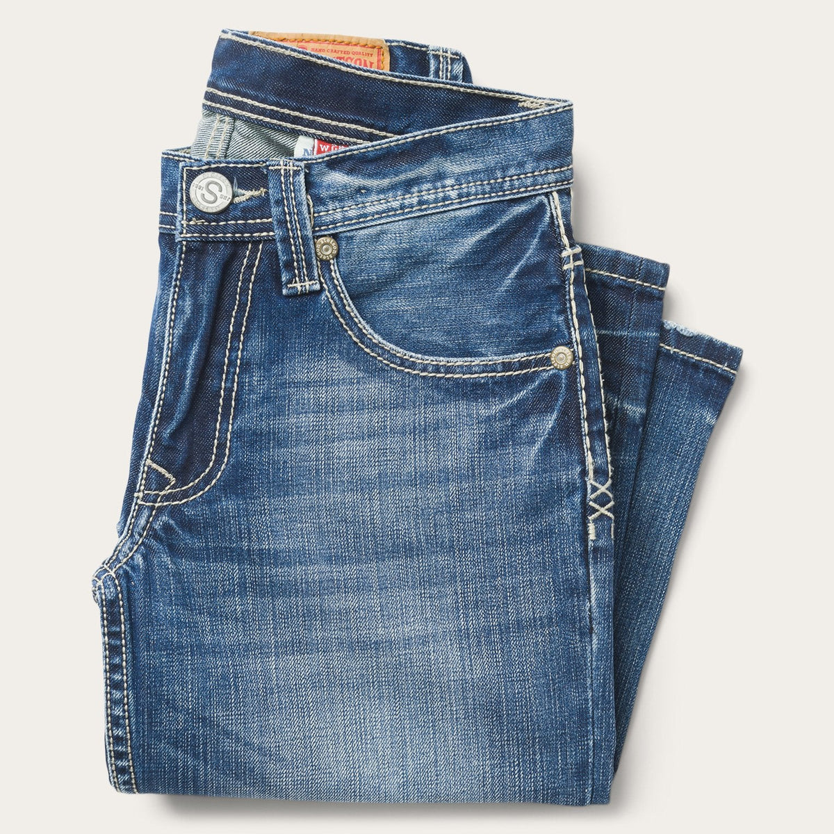1312 Low-Rise Bootcut Jeans Light Wash - Stetson