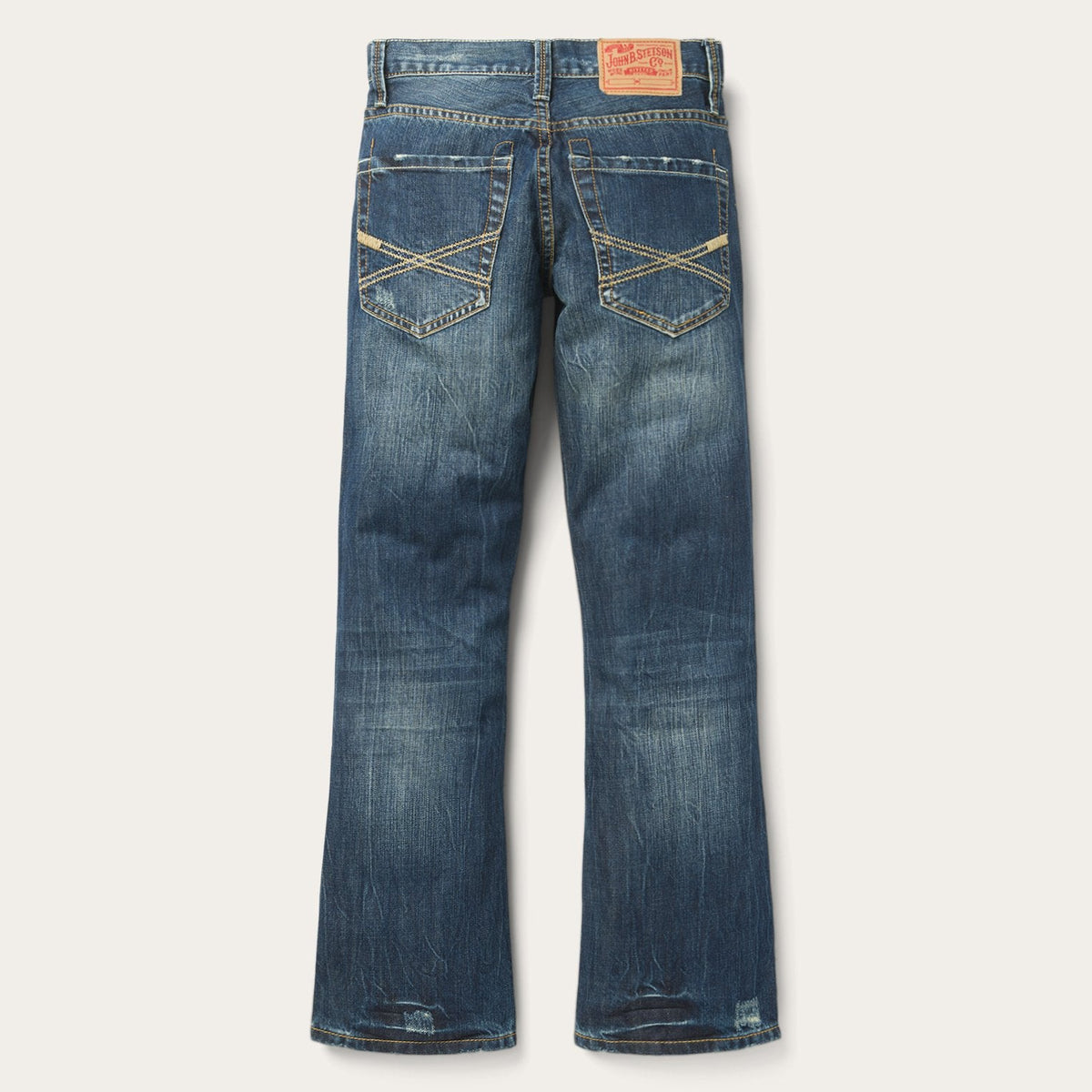 1014 Rocker Fit Jeans Destructed Dark Wash - Stetson