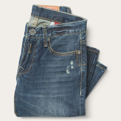 1014 Rocker Fit Jeans Destructed Dark Wash - Stetson