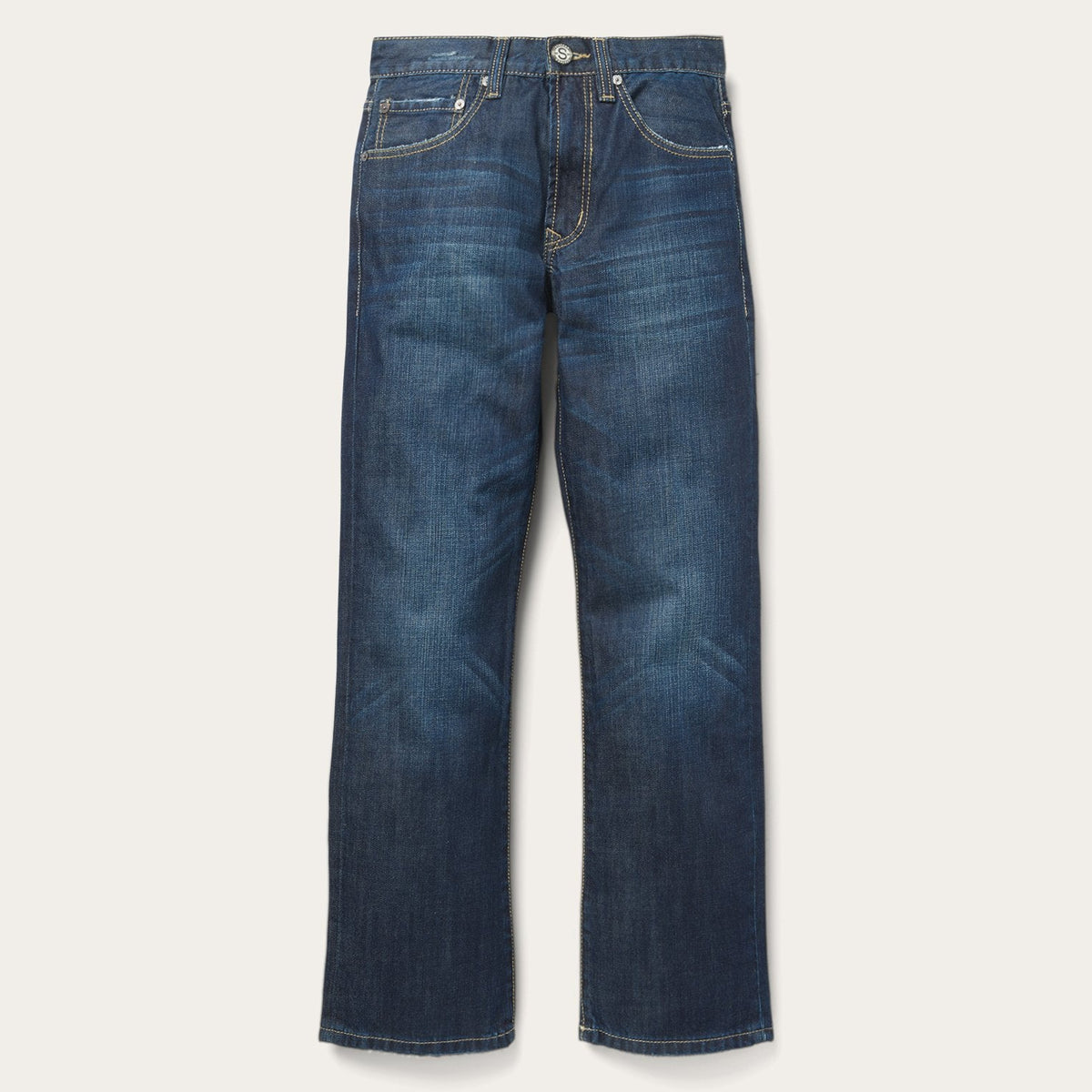 1312 Low-Rise Bootcut Jeans Dark Blue - Stetson