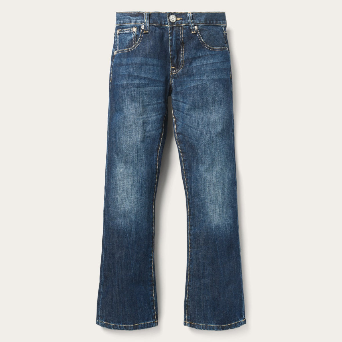 1014 Rocker Fit Jeans Semi-Destructed Wash - Stetson