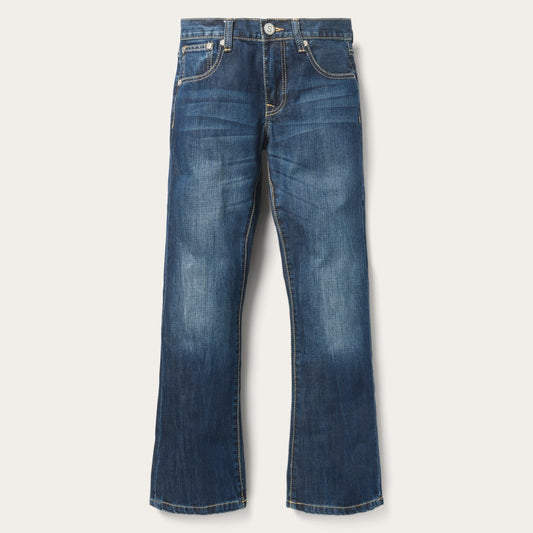 1014 Rocker Fit Jeans Semi-Destructed Wash - Stetson