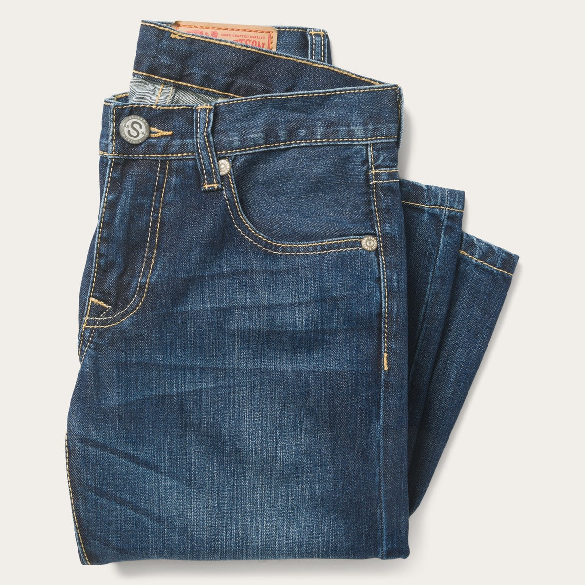 1014 Rocker Fit Jeans Semi-Destructed Wash - Stetson
