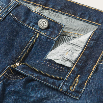 1014 Rocker Fit Jeans Semi-Destructed Wash - Stetson