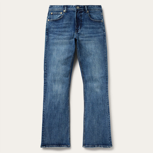 1015 Rocker Fit with Stretch Jeans Medium Wash Distressed - Stetson