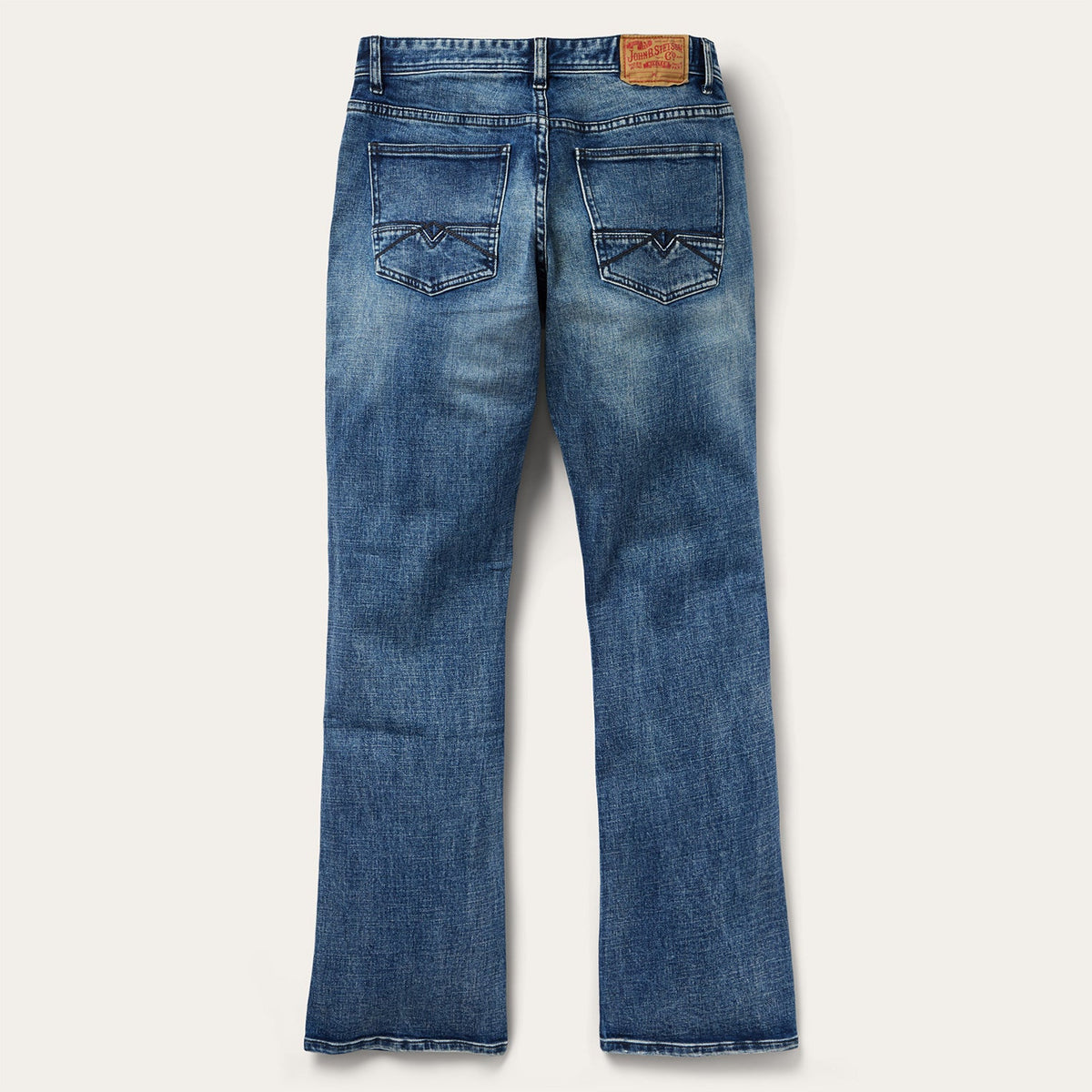 1015 Rocker Fit with Stretch Jeans Medium Wash Distressed - Stetson