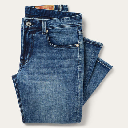 1015 Rocker Fit with Stretch Jeans Medium Wash Distressed - Stetson
