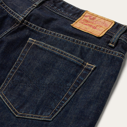 1210 Slim Straight Fit Jeans Medium Dark Blue - Stetson