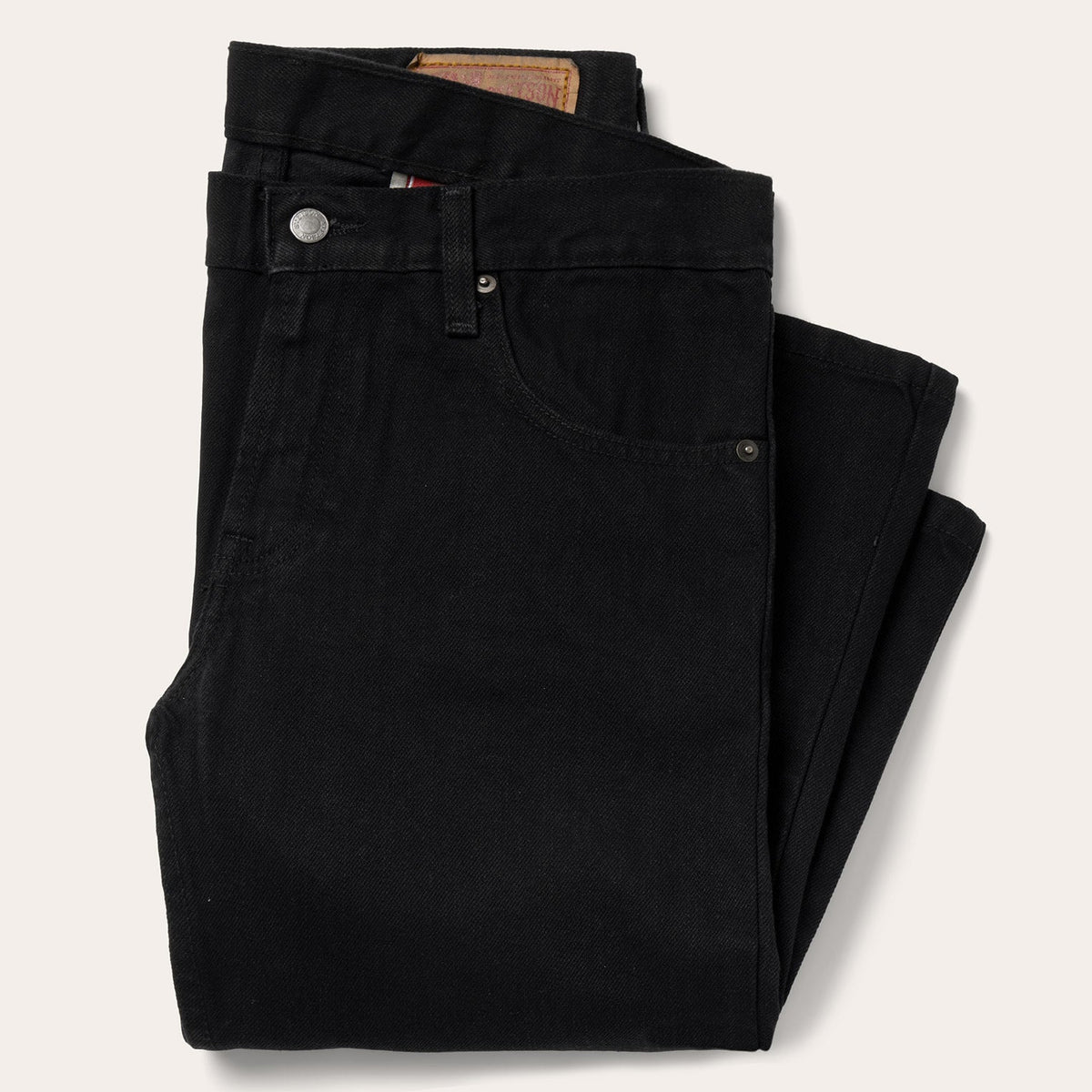 1120 Slim Fit Straight Jeans Black - Stetson