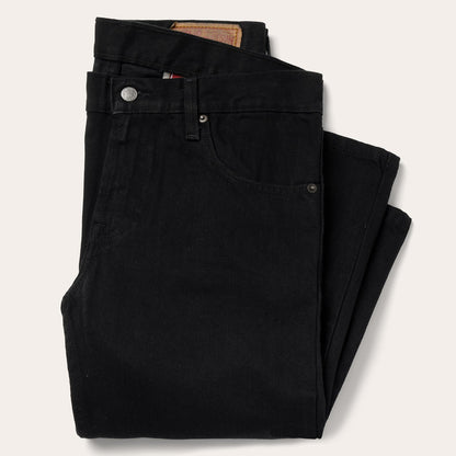 1120 Slim Fit Straight Jeans Black - Stetson