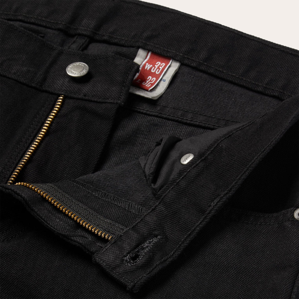 1120 Slim Fit Straight Jeans Black - Stetson