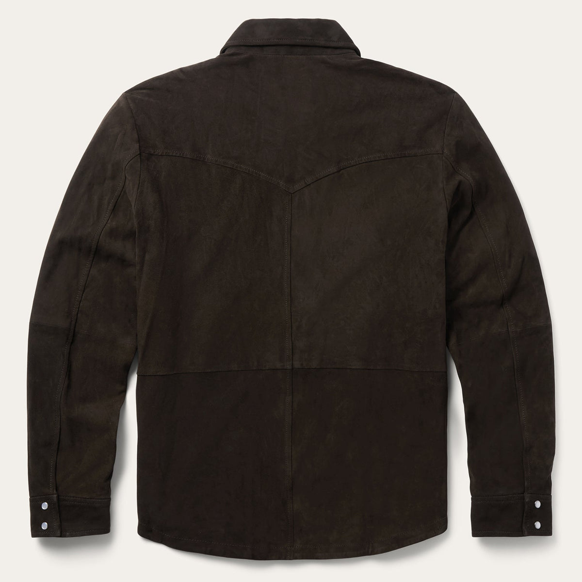 Suede Shirt Jacket Brown - Stetson