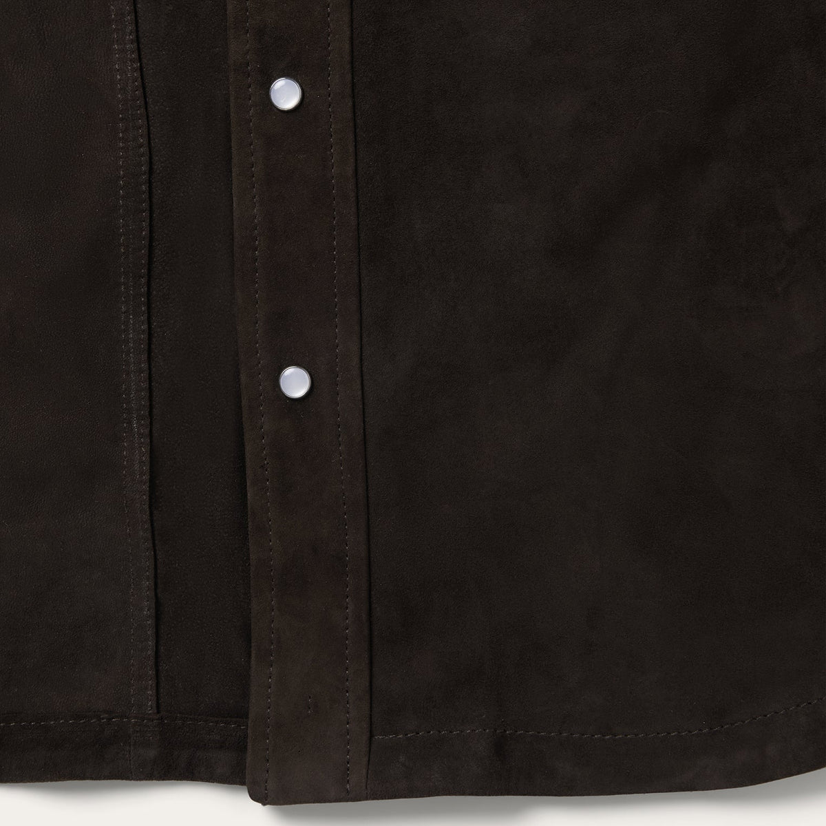 Suede Shirt Jacket Brown - Stetson