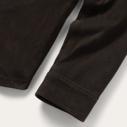 Suede Shirt Jacket Brown - Stetson