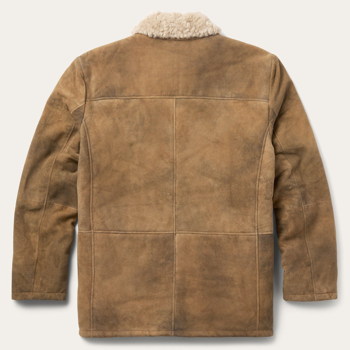 Antique Suede Shearling Jacket Brown - Stetson