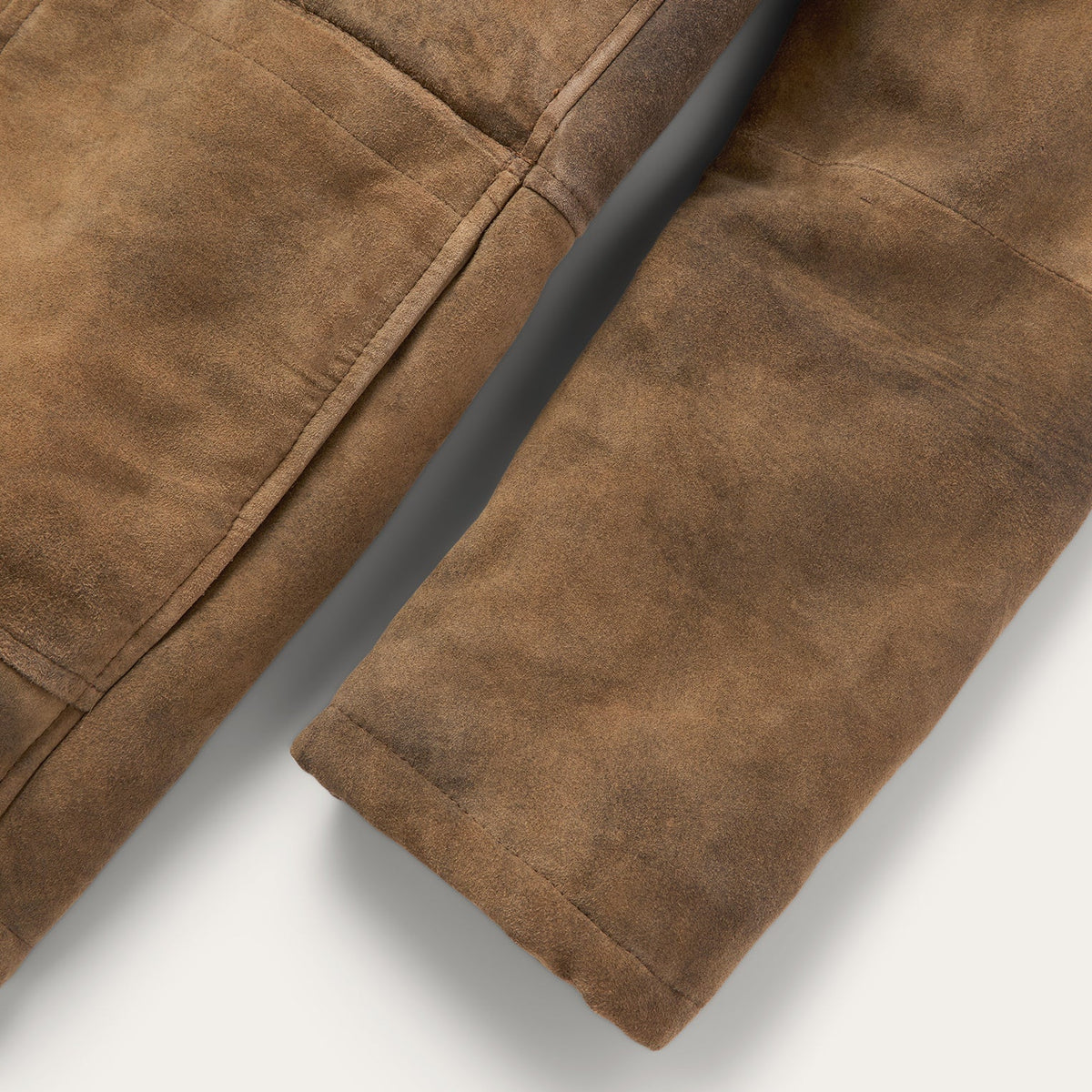 Antique Suede Shearling Jacket Brown - Stetson