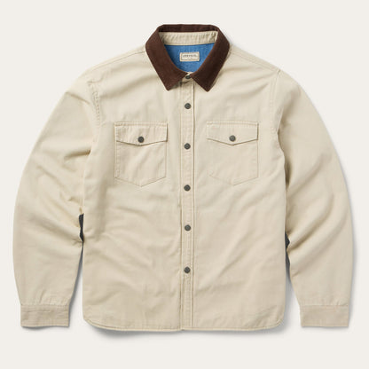 Corduroy Collar Shirt Jacket Tan - Stetson