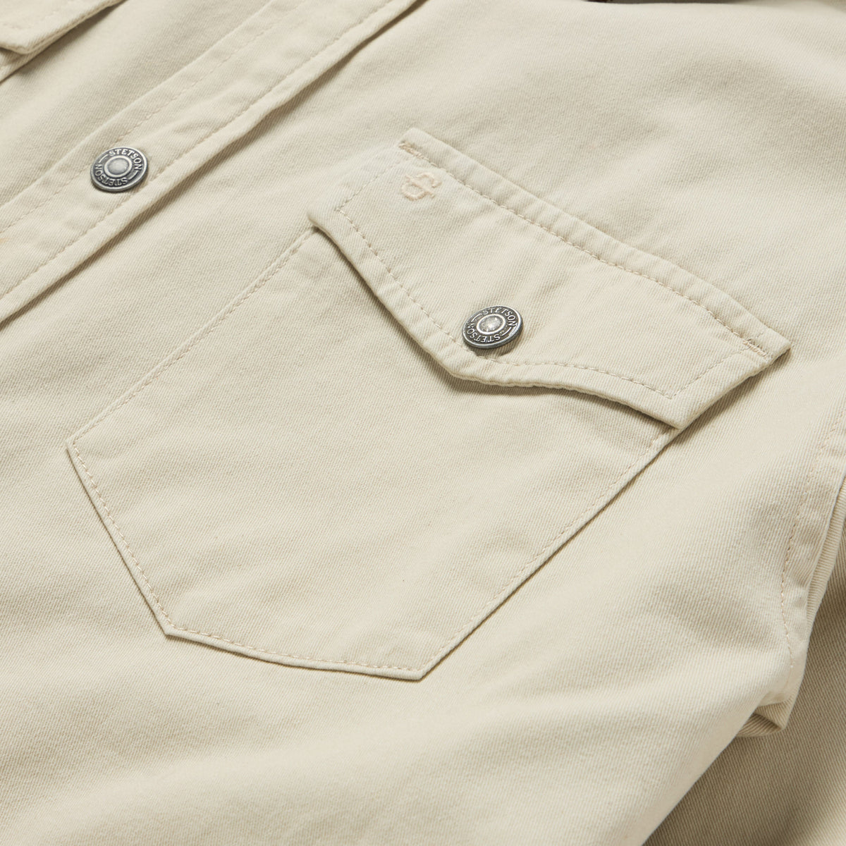 Corduroy Collar Shirt Jacket Tan - Stetson