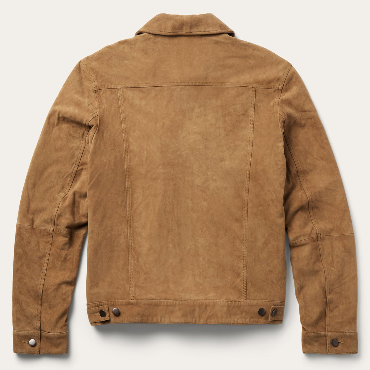 Suede Trucker Jacket Brown - Stetson