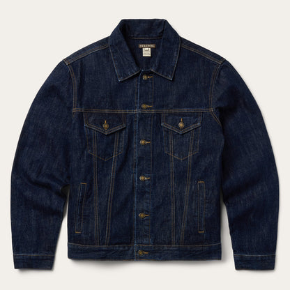 Raw Denim Trucker Jacket Blue - Stetson