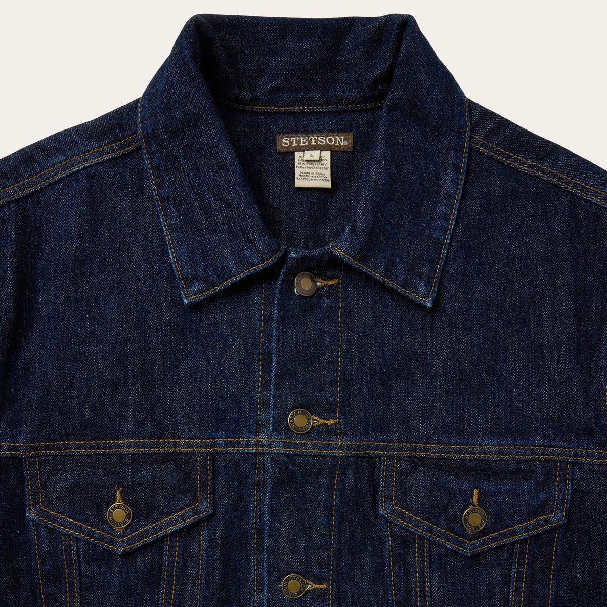 Raw Denim Trucker Jacket Blue - Stetson