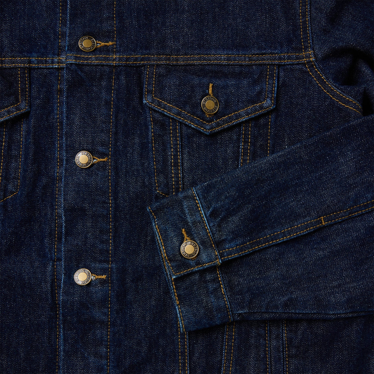Raw Denim Trucker Jacket Blue - Stetson