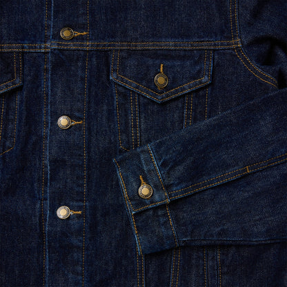 Raw Denim Trucker Jacket Blue - Stetson