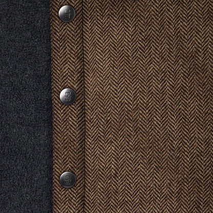 Herringbone Shirt Jacket Brown - Stetson