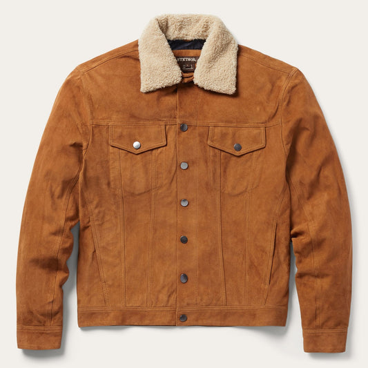 Classic Suede Jacket Tan - Stetson