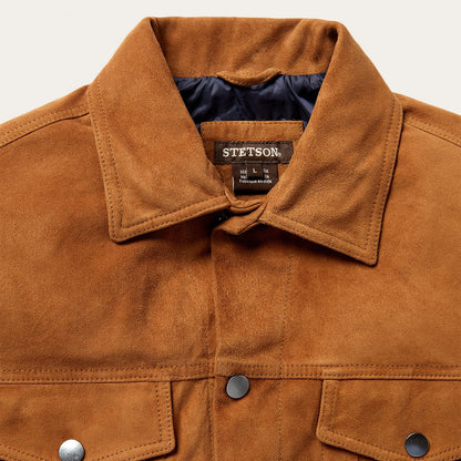 Classic Suede Jacket Tan - Stetson